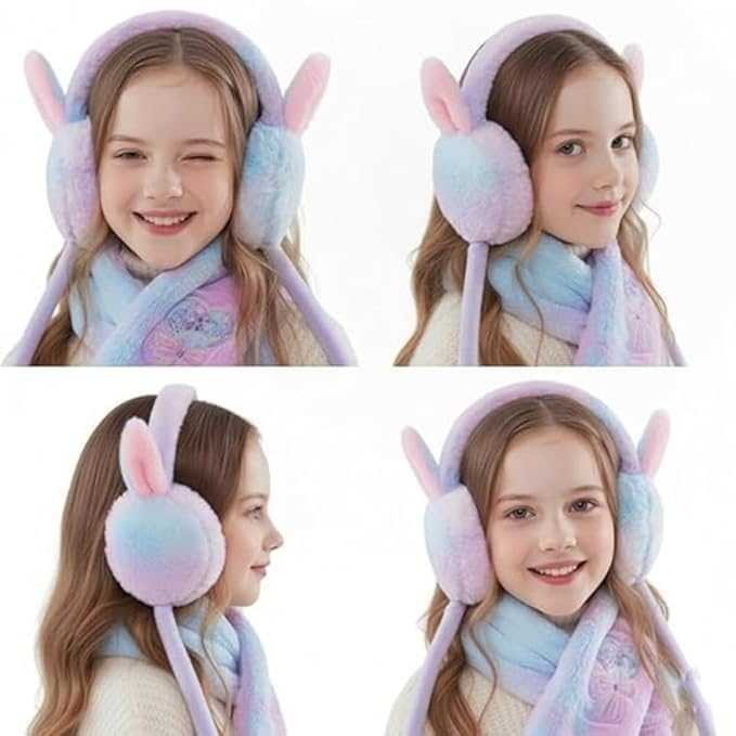 Cute Rabbit Earmuffs for Girls